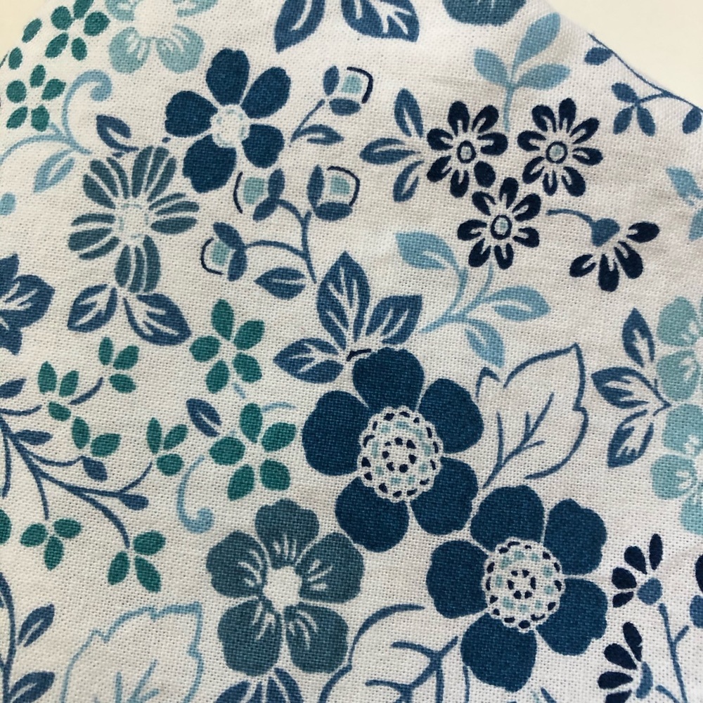 25% OFF 2/More Blue Floral Face Mask OSFM Cotton - Picture 3 of 8